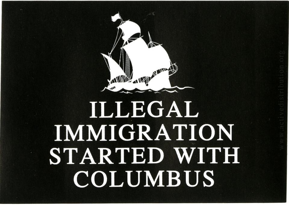 Illegal Immigration Started With Columbus