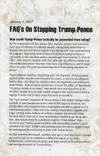FAQs On Stopping Trump-Pence 